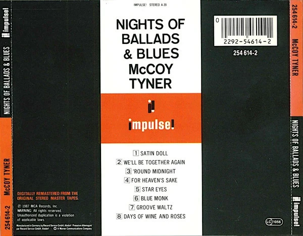 CD McCoy Tyner "Nights Of Ballads & Blues" – photo 2